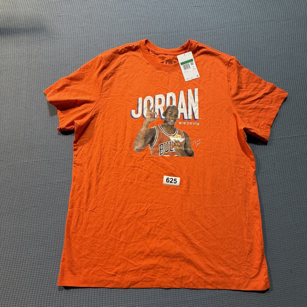 JORDAN JUMPMAN‎ Men Orange Tee Sz XL Brand New